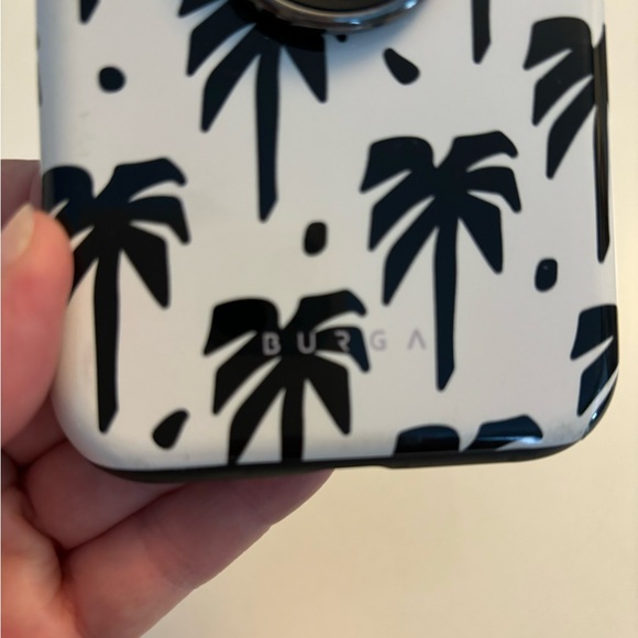 Gently loved BURGA ‘Paraiso’ IPhone XR Tough phone case and Ring/Stand. - Picture 13 of 14